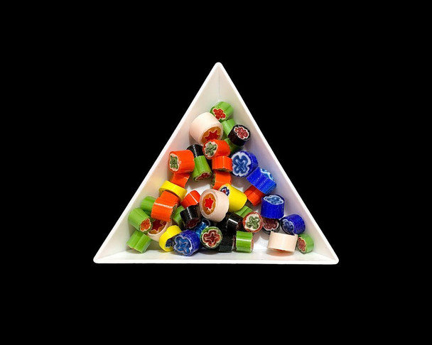 Fusing Glass Botton | Flower Mix | 90 COE | 10g