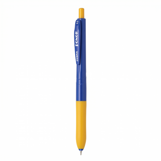 Gel Pen | 0.5Mm Black Ink | Blue Orange Barrel | 4901681827466