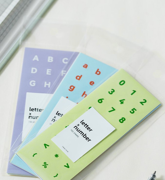 Kingjet Letters Sticker Sheets - Capital Letters | H2604022