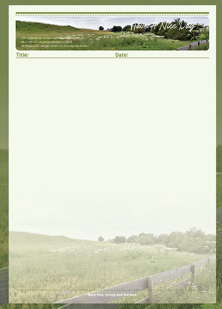 Sketch/Note Pad | Green Pasture 6977937033675