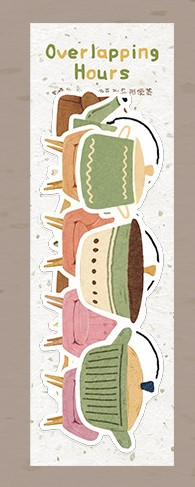 Overlapping Hours Stickers | Tea Time | 6979237090297