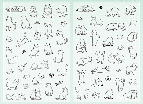 Kitty PET Decorative Sticker Set | Cloud Paw | 6978725269832