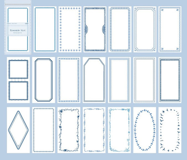 Candy Poetry Note Pads | Riverside Bird | White Kraft & Herbal Paper | 6978422075538