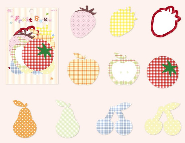 Kraft Paper Stickers | Fruit Box | 6978422076207