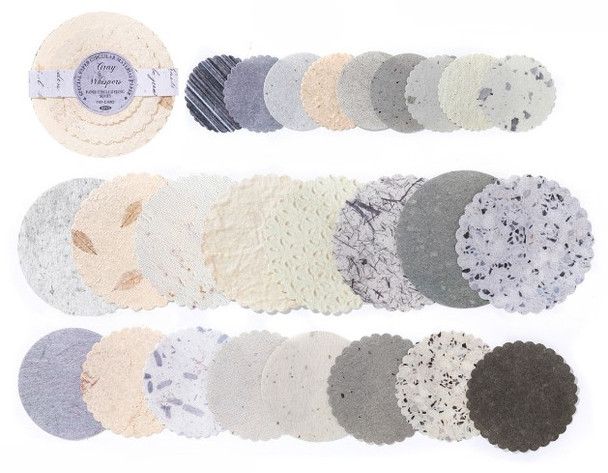 Paper Disc Series Textured Material Papers | Gray Whispers | 6937046272396