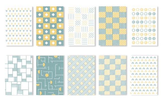 Sweetness Material Paper Set | Mango Rolls | 50 Sheets | 6972476945786