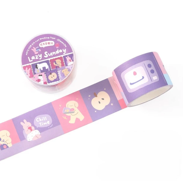 Note For Washi Sticker Tape | Lazy Sunday | 6937542022044