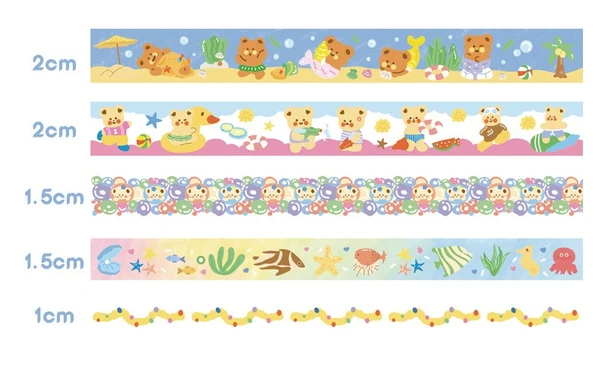 Agugu Washi Tape - Deep Sea Travel | 6971201644178