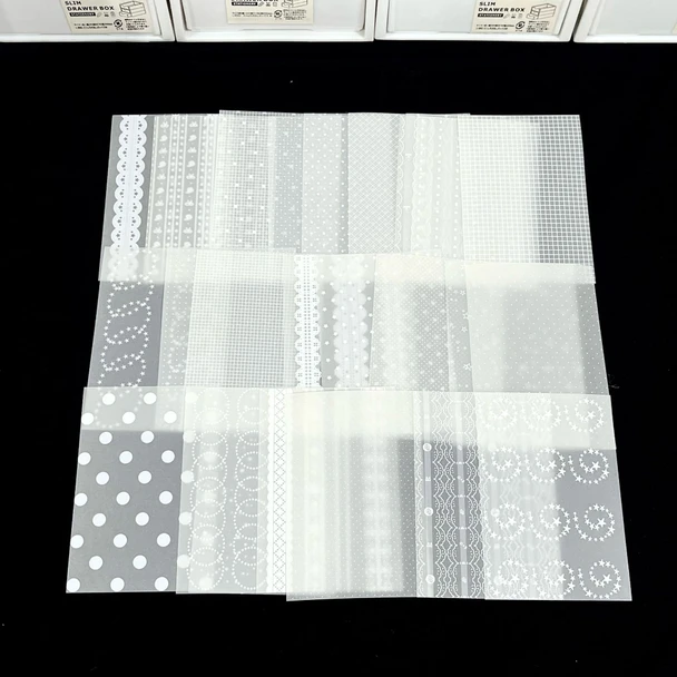 Translucent Paper Assortment | Journal Making | Scrapbooking | Collage| 32 Sheets | 7x10.4cm | H2604300