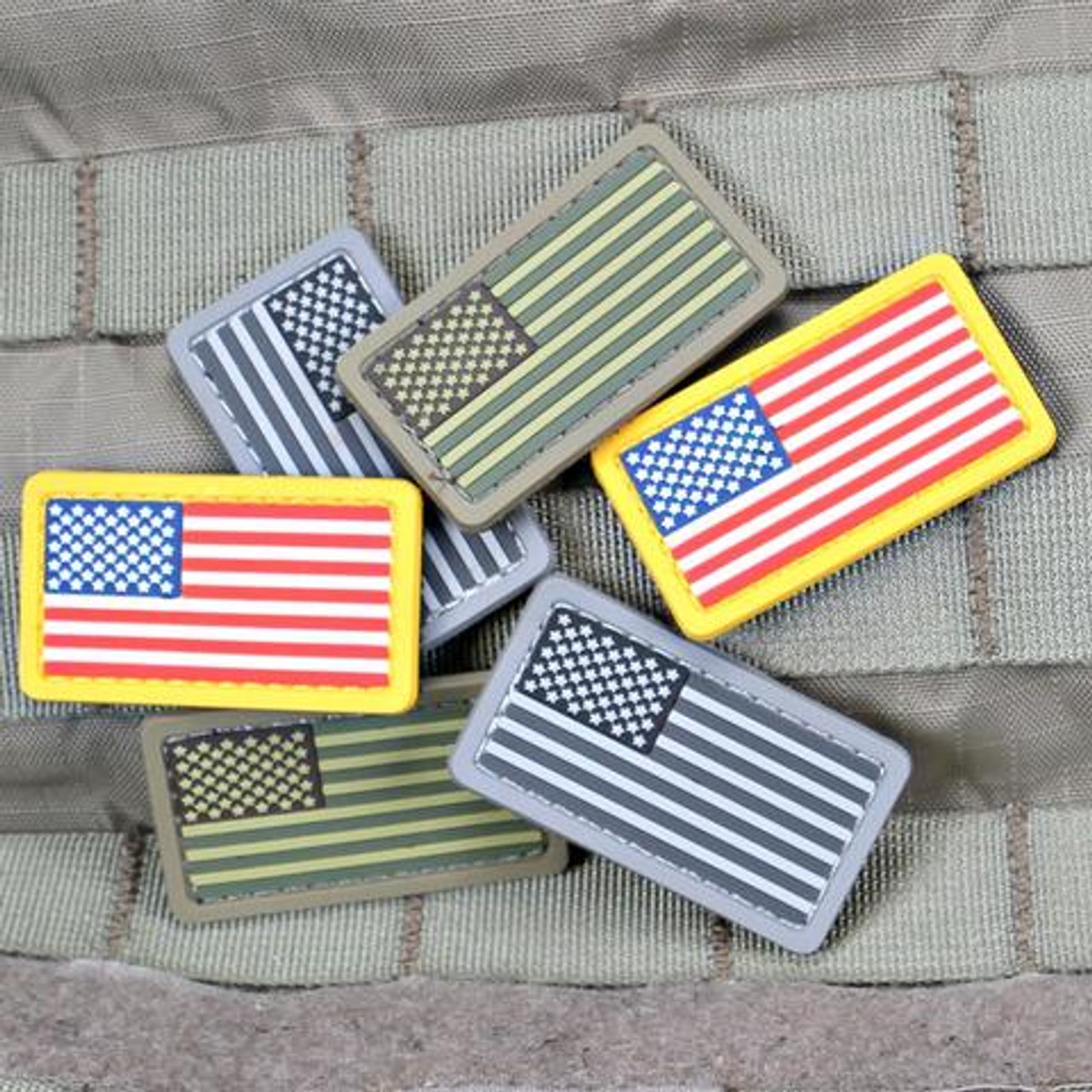 American Flag PVC Patch (2 x 1)