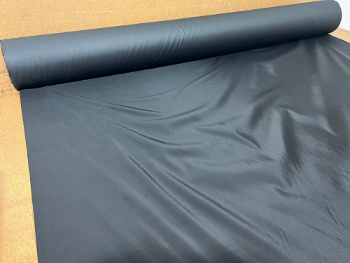 70D Nylon Ripstop Fabric DWR and Urethane Coated BLACK