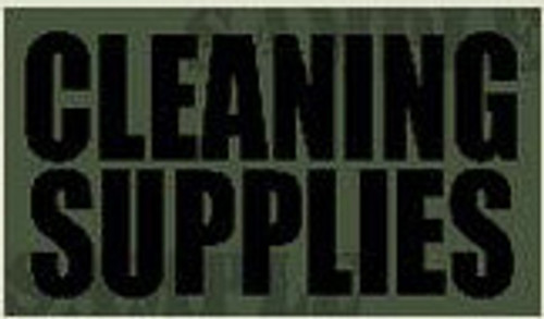 Cleaning Supplies Ammo Can Magnet - Black or Yellow Font