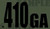 410ga Ammo Can Magnet - Black Font