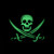 Calico Jack PVC Glow in the Dark Patch