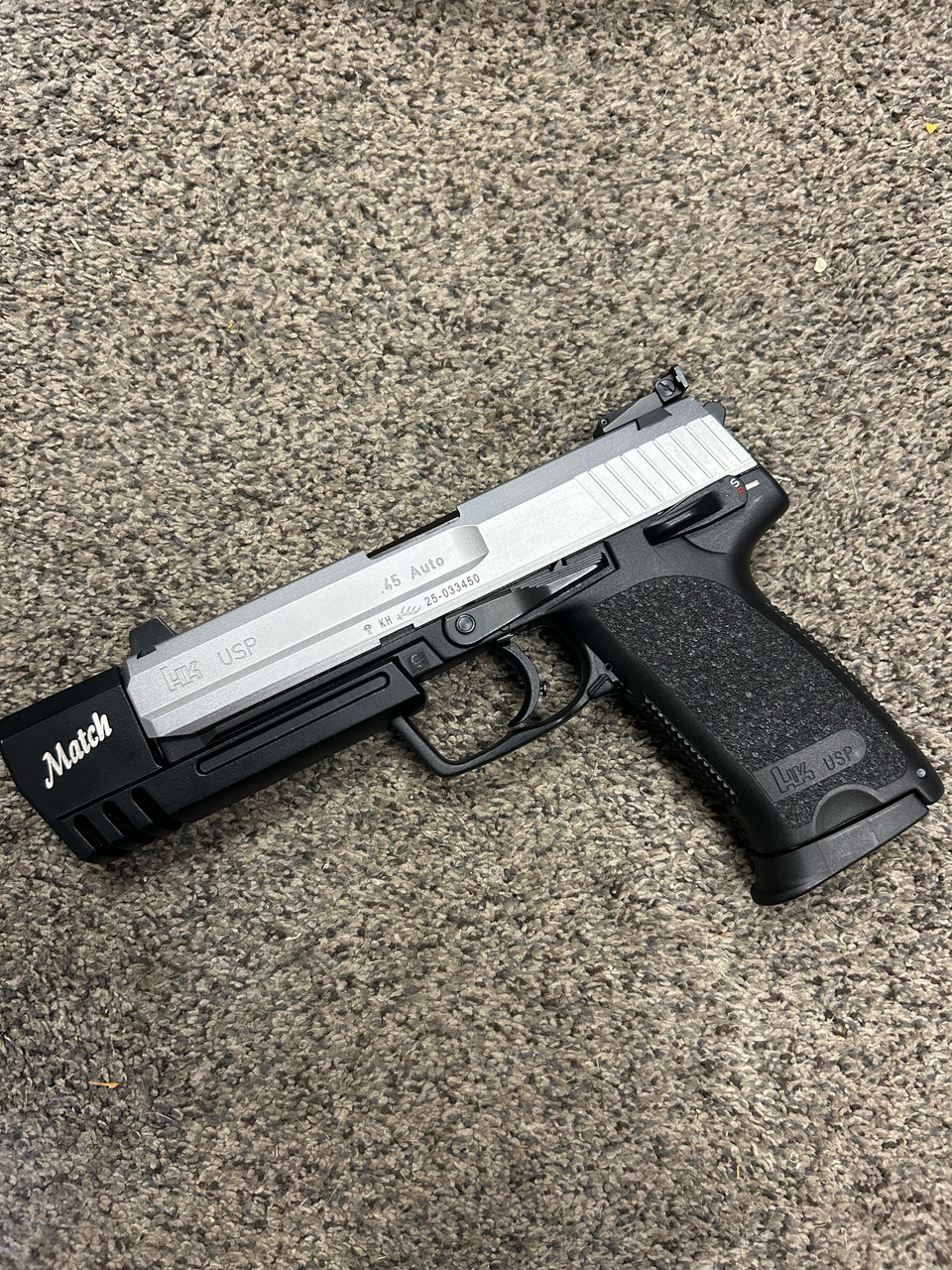 トイガン KSC USP45 Match HW Ultra Rare H&K USP 45 Match Two Tone 45ACP Pistol