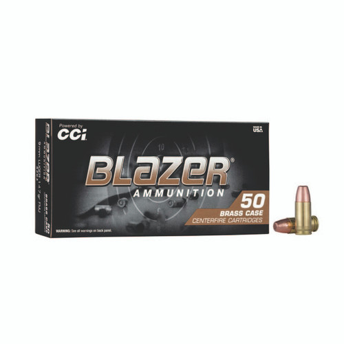 CCI 5203 Blazer Brass 9mm Luger 147 GR Full Metal Jacket 50rds