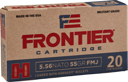 Frontier Cartridge FR200 Rifle 5.56x45mm NATO 55 gr Full Metal Jacket (FMJ) 20rds