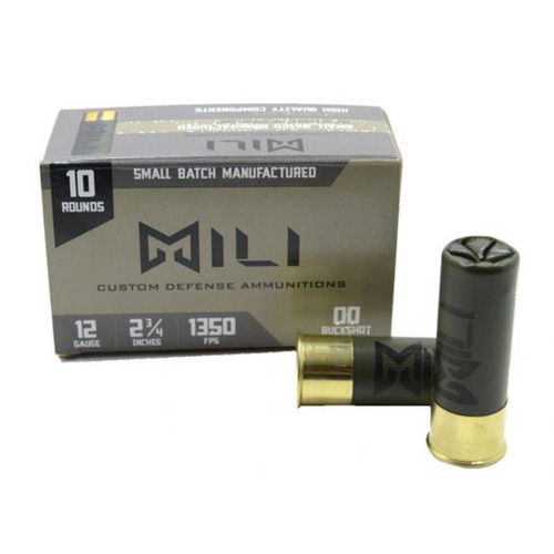 FULL CASE -  MILI AMMUNITIONS M1200BUCK 12 ga Buckshot 12 Gauge 2.75" 9 Pellets 00 Buck Shot 150rds