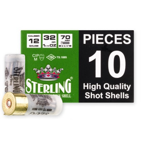 Sterling 12 Gauge 2-3/4″ 1-5/32oz Big Game Series Rifled Slug - 10rds