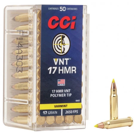 CCI 959CC Varmint VNT .17HMR 17gr Varmint Tipped - 50rds