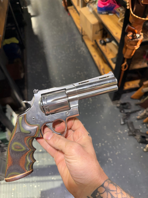 USED Colt Anaconda 44 Magnum 4" Stainless Revolver
