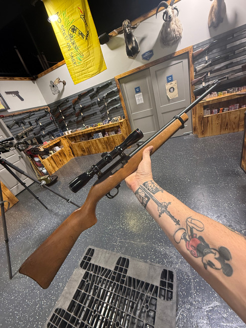 USED Ruger 10/22 22LR Semi Auto Rifle W Scope