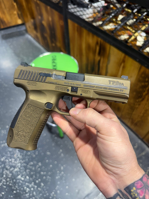 USED Canik TP9DA 9mm Semi Auto Bronze Pistol No Mag