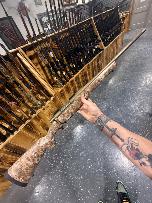 USED Mossberg Patriot 22-250 Wilderness Camo & Bronze Rifle