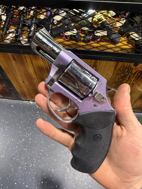 USED Charter Arms Lavender Lady 38Special Snub Nose Revolver