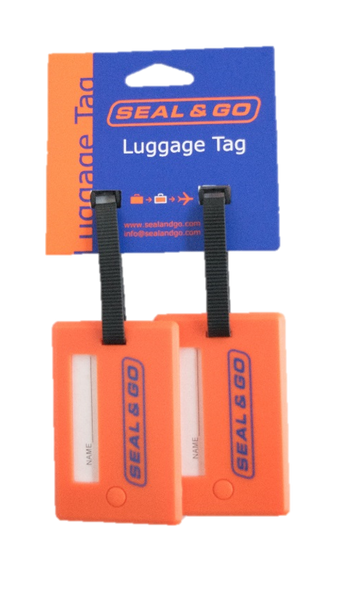 Seal & Go Luggage Tag Orange