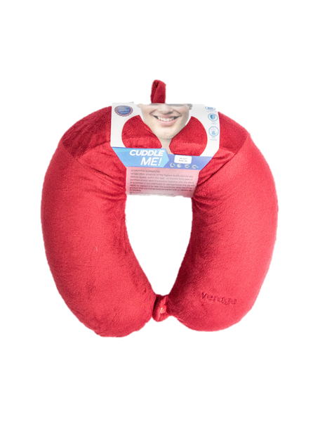 Verage Memory Foam Travel Pillow Red