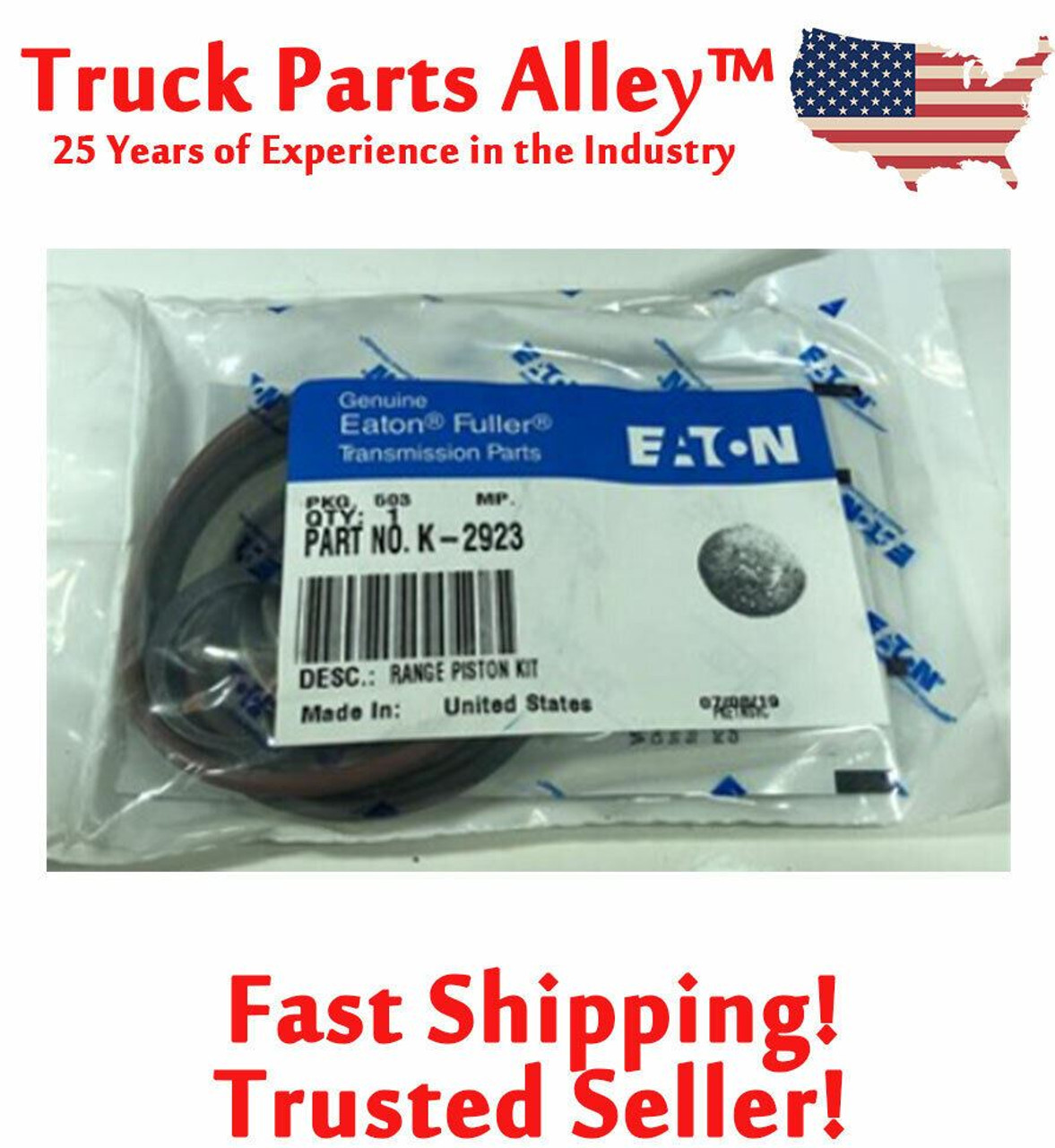 K2923 Genuine Eaton Fuller Range Piston O-Ring Kit OEM K-2923