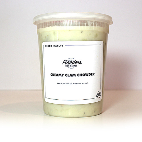 Creamy Clam Chowder | Flanders Fish Market