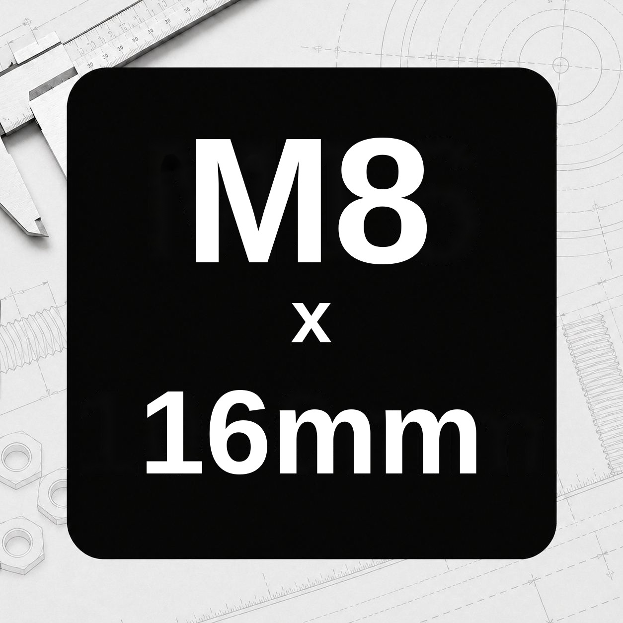 M8 x 16mm