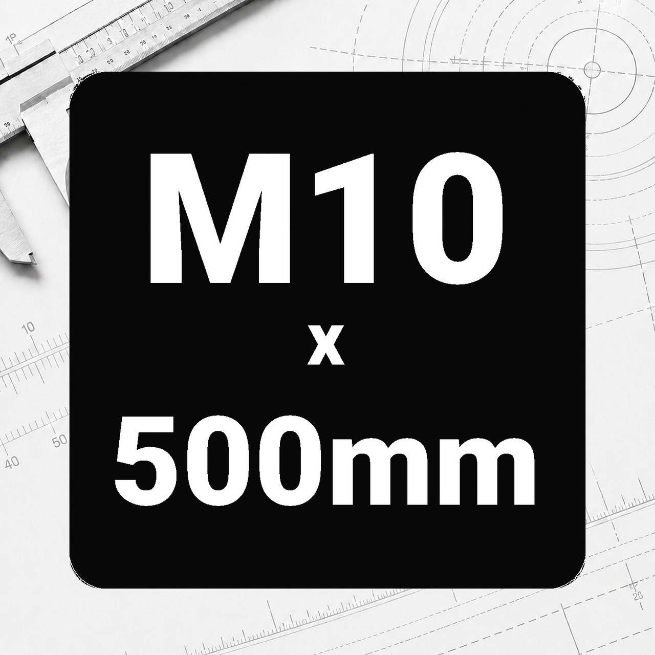 M10 x 500mm