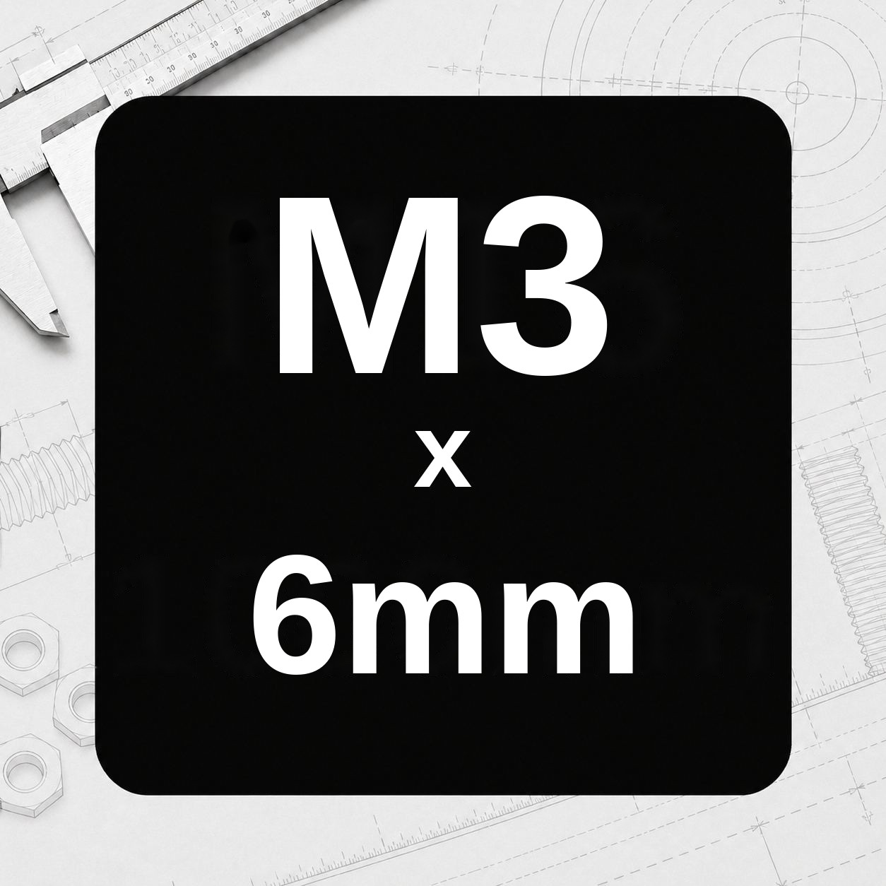 M3 x 6mm