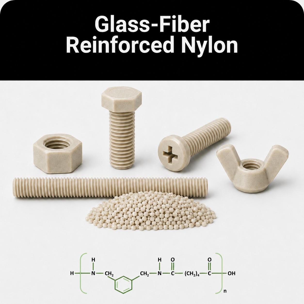 Nylon PA 66 / 30% Glass Fibre Reinforced