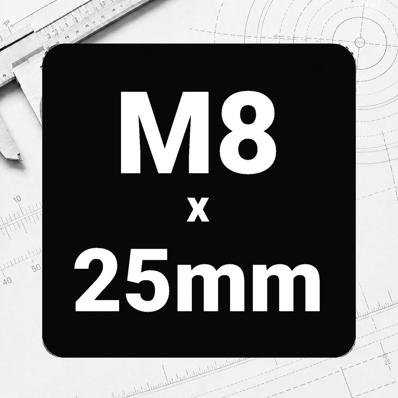 M8 x 25mm