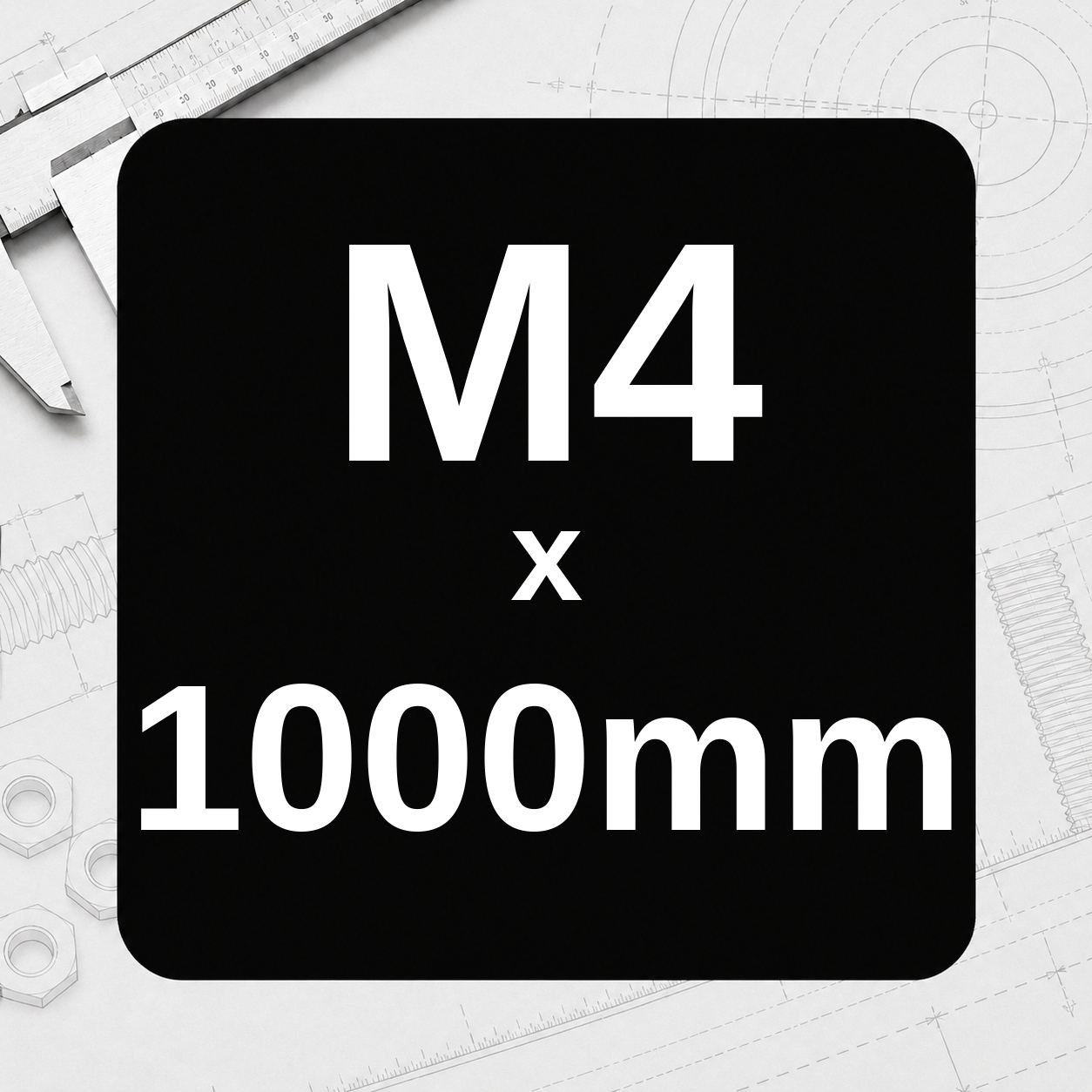 M4 x 1000mm