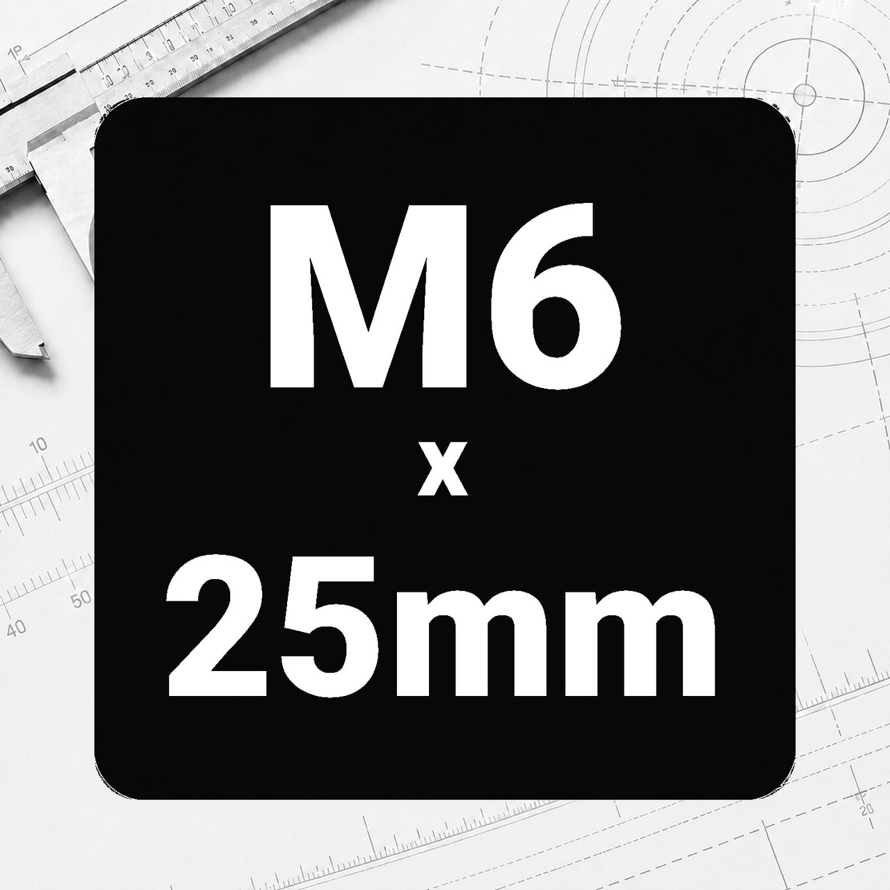 M6 x 25mm