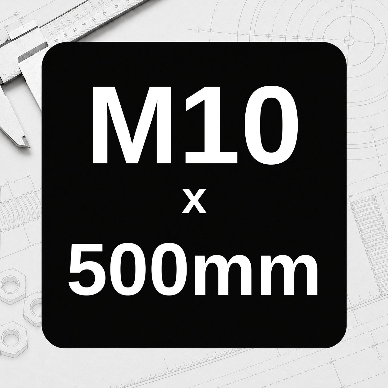 M10 x 500mm