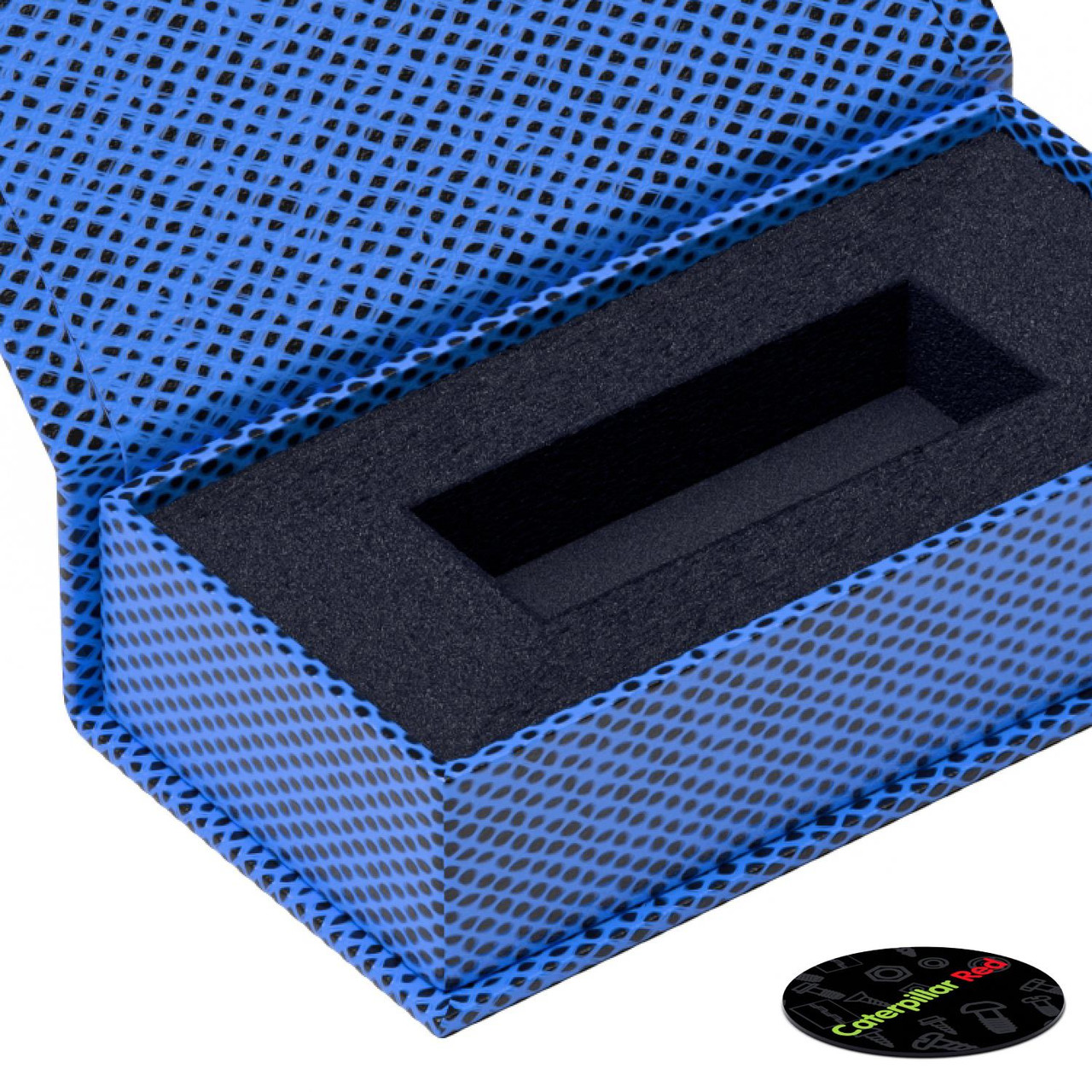 4 x Royal Blue USB Presentation Boxes - For Flash Drives