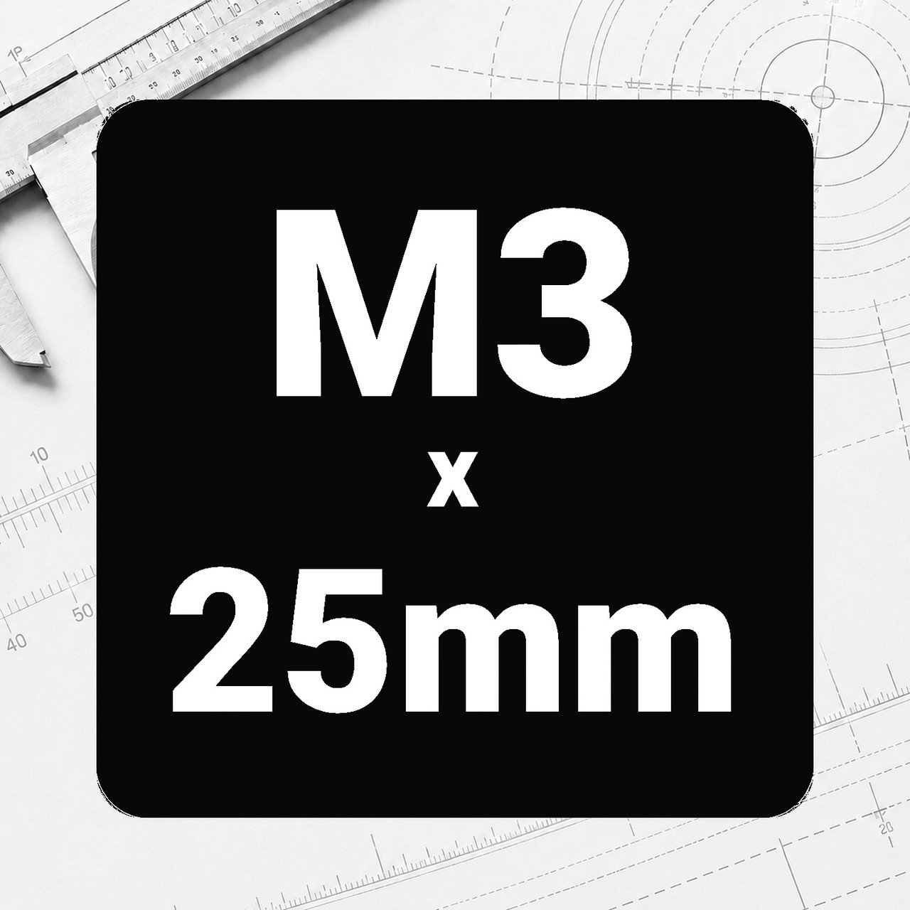 M3 x 25mm