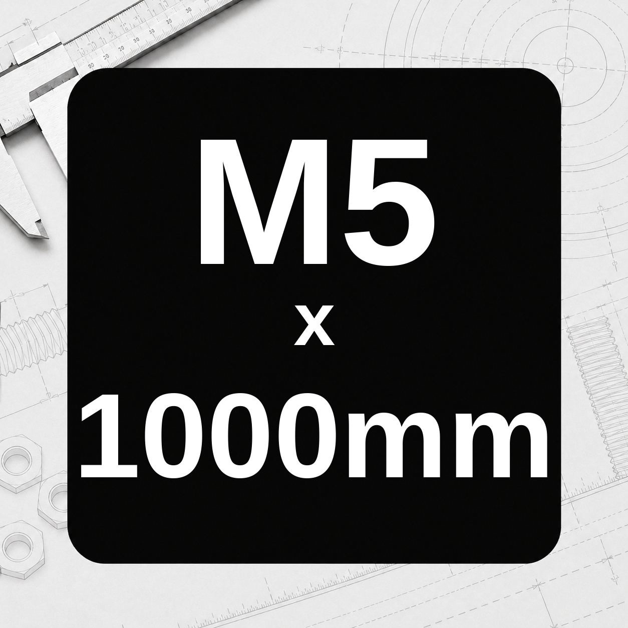 M5 x 1000mm