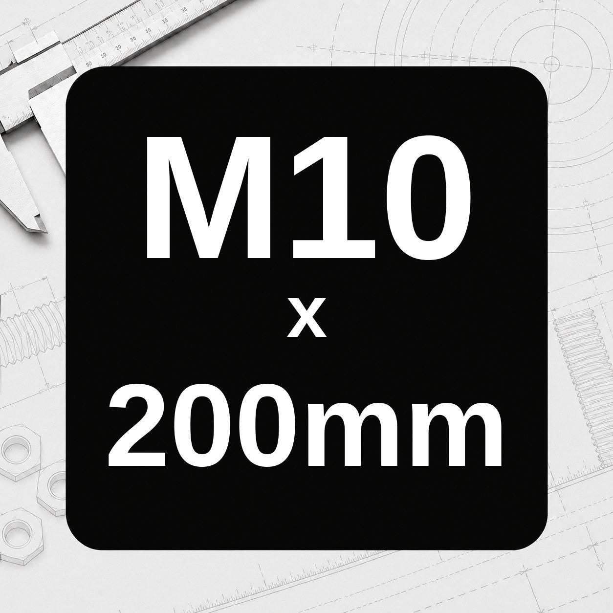 M10 x 200mm