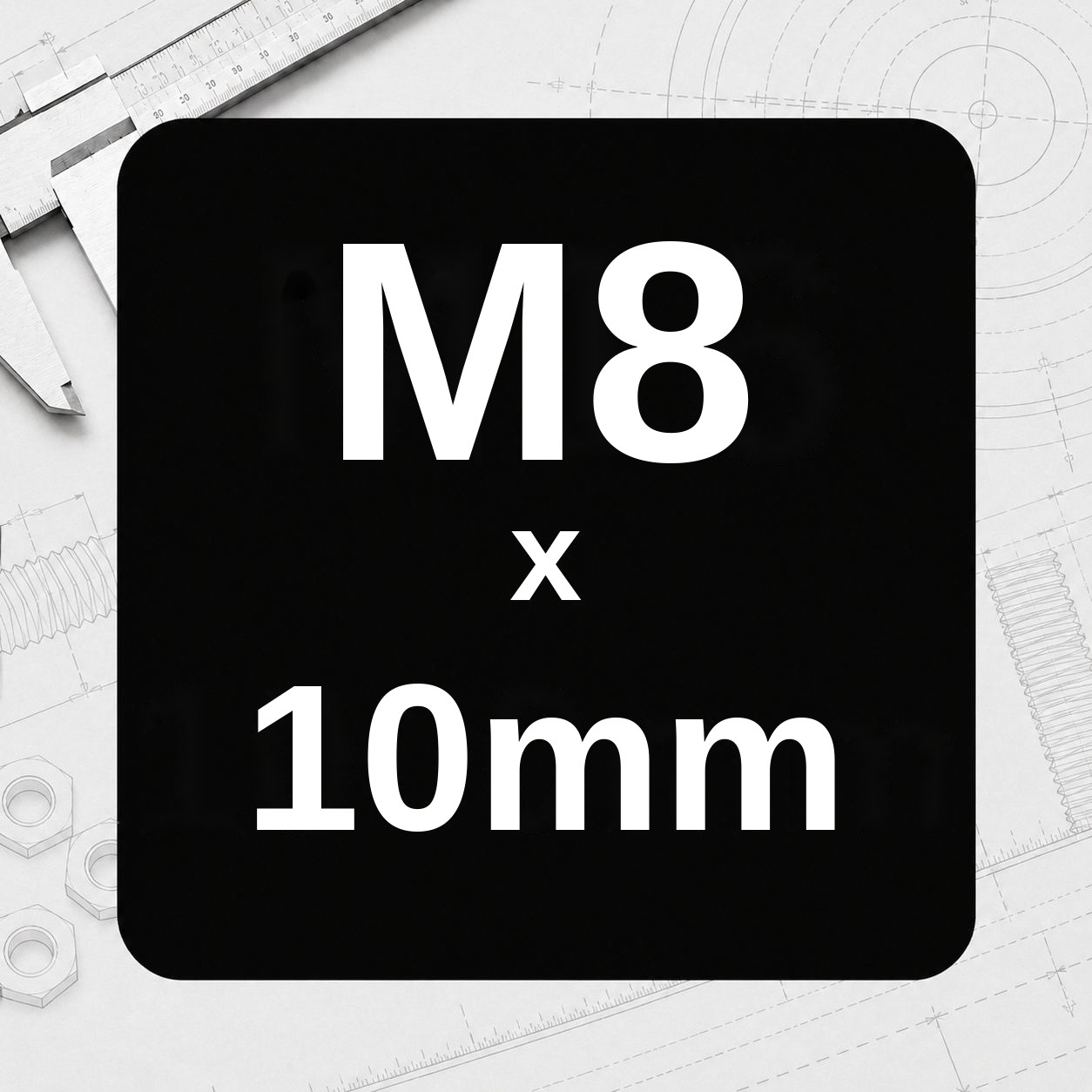 M8 x 10mm