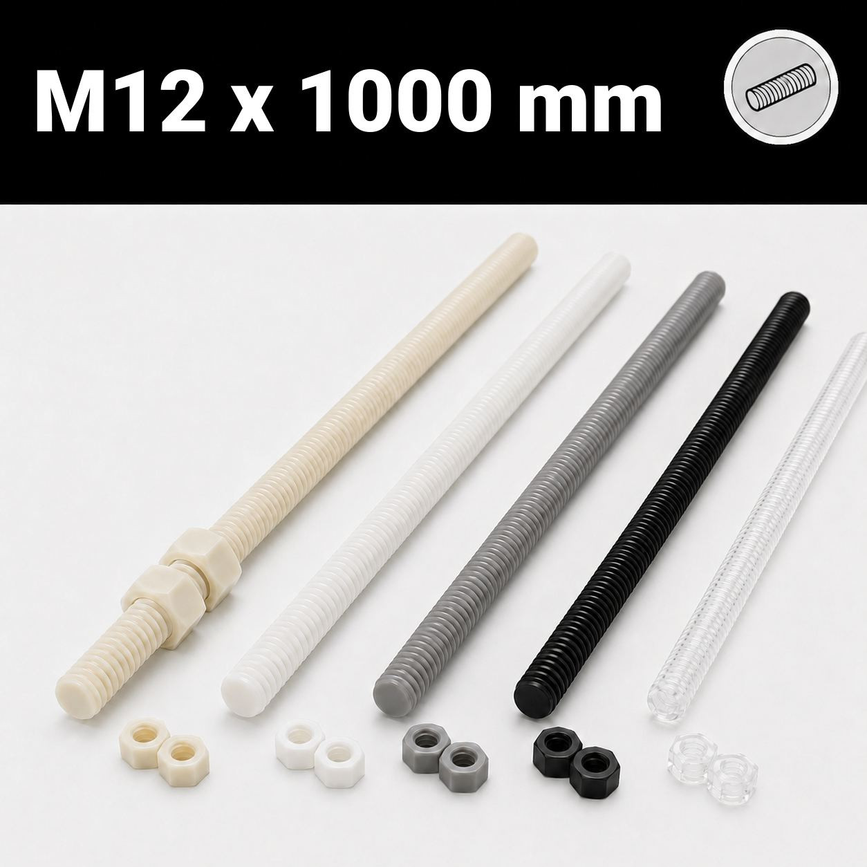 M12 x 1000mm