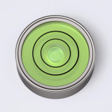 Small Metal Round Circular Bulls Eye Spirit Bubble, Surface Level Tool Clock