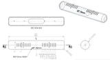 Replacement Level Glass Vial, Spirit Bubble Level, No Nib, 70 mm x 11 mm