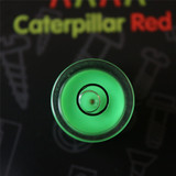 Acrylic 15 mm Diameter Bullseye Spirit Bubble Level, Round, Circular, Green